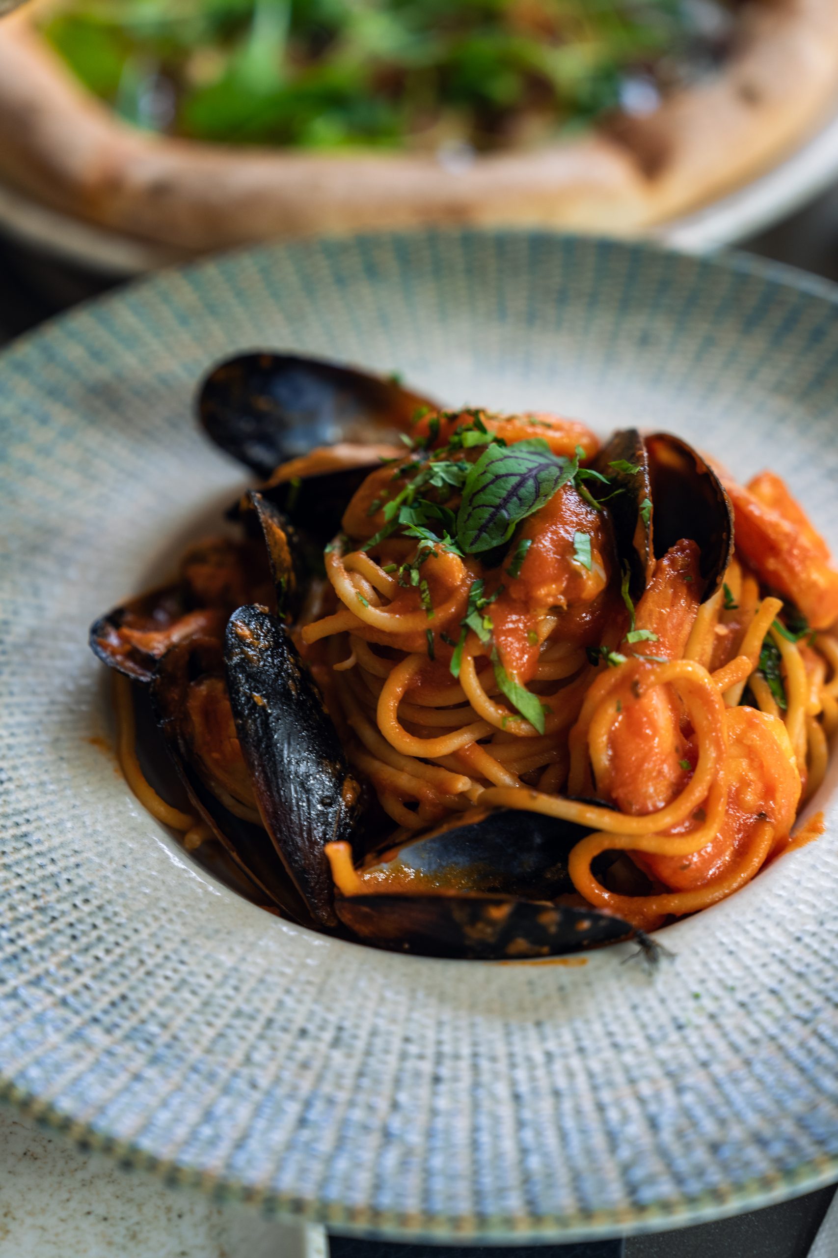 Paste cu fructe de mare Grădina Povernei - Restaurant Victoriei, București